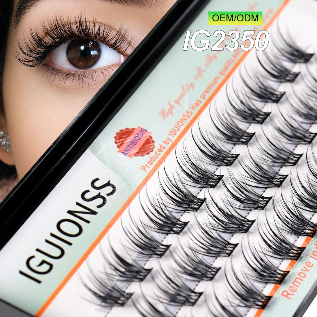 Eyelash Extension For Asian Eyes - OEM ODM Lash Clusters DIY Individual