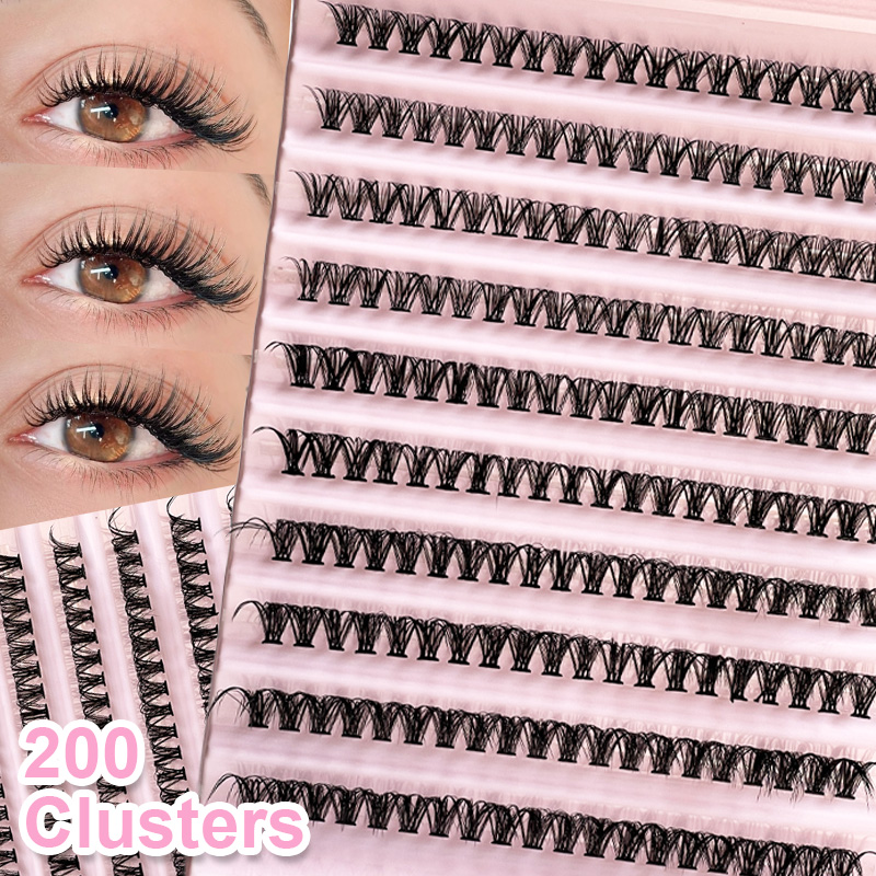 Eyelash Extensions - Individual Lashes Eyelash tuft 8-16mm 200pcs