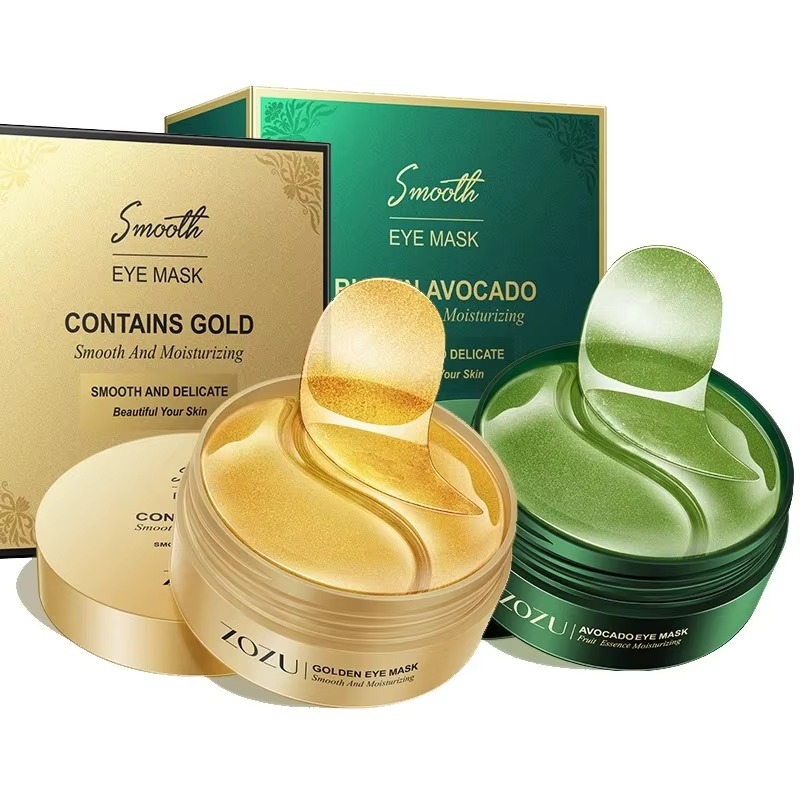 Eye Pad Collagen - 60pcs Golden Collagen Avocado Moisturizing Eye