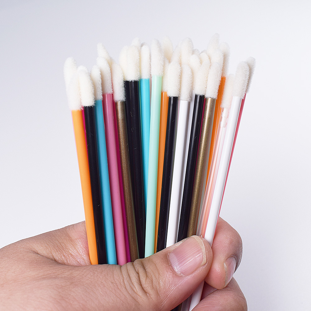 50Pcs Disposable Lip Brush Eye - Micro Brush Applicator 评论和价格