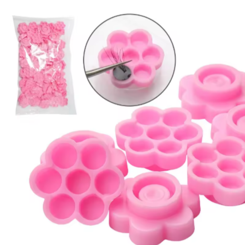 Eyelash Extension Pink Flower  - Eyelash Extension Uv Glue 评论和价格