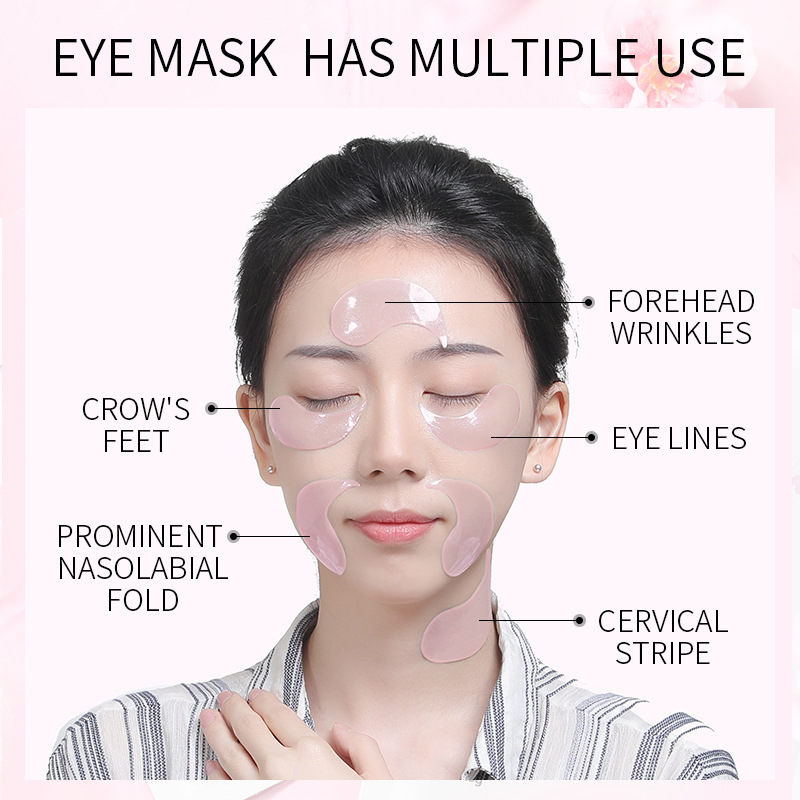 10Pcs=5Pairs Nonapeptide Sakur - Eye Pad Collagen 评论和价格