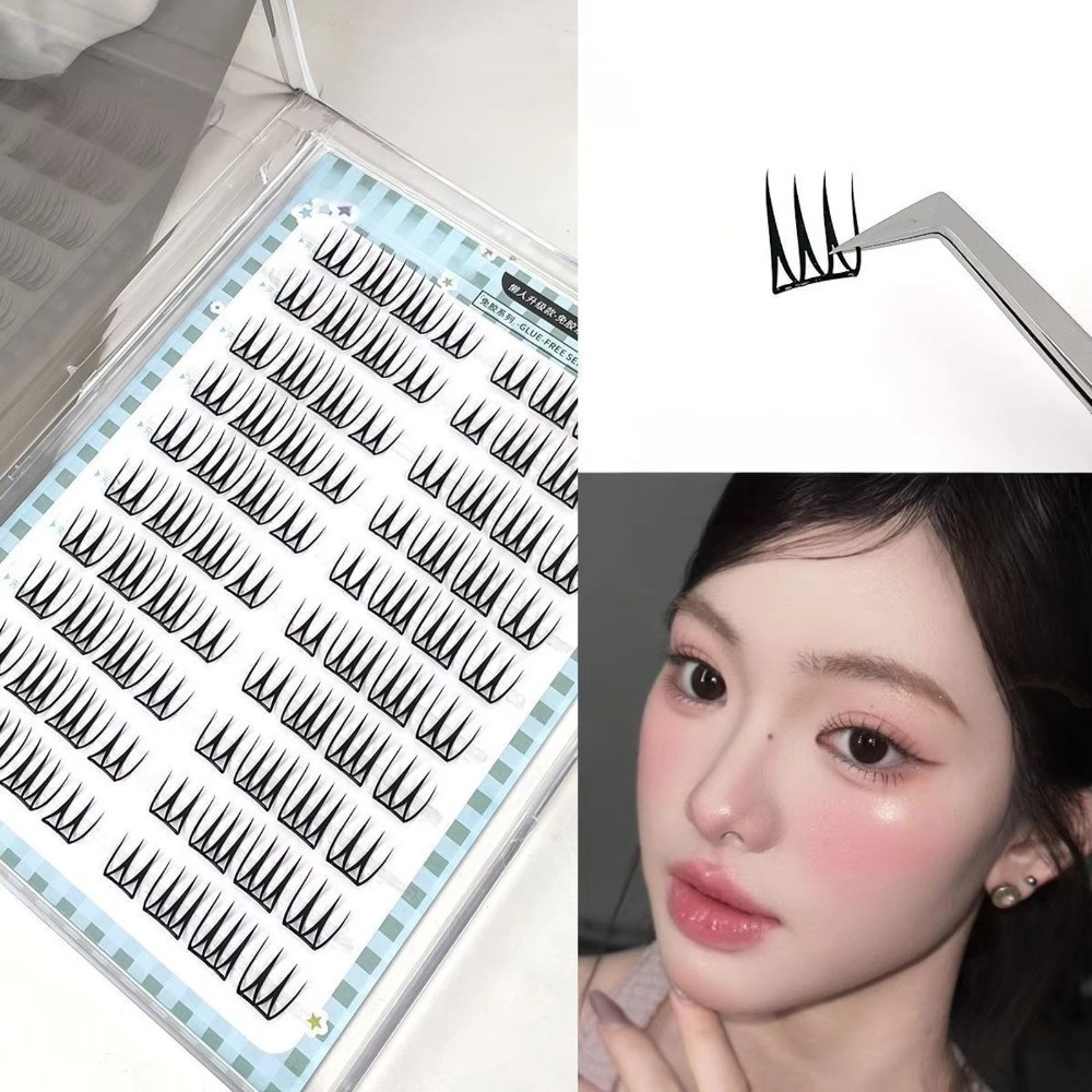 Korean Style Self Adhesive Fal - Eyelash Extension No 10 评论和价格