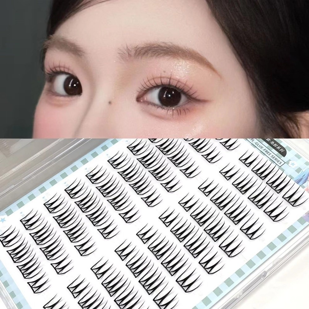 Korean Style Self Adhesive Fal - Eyelash Extension No 10 评论和价格