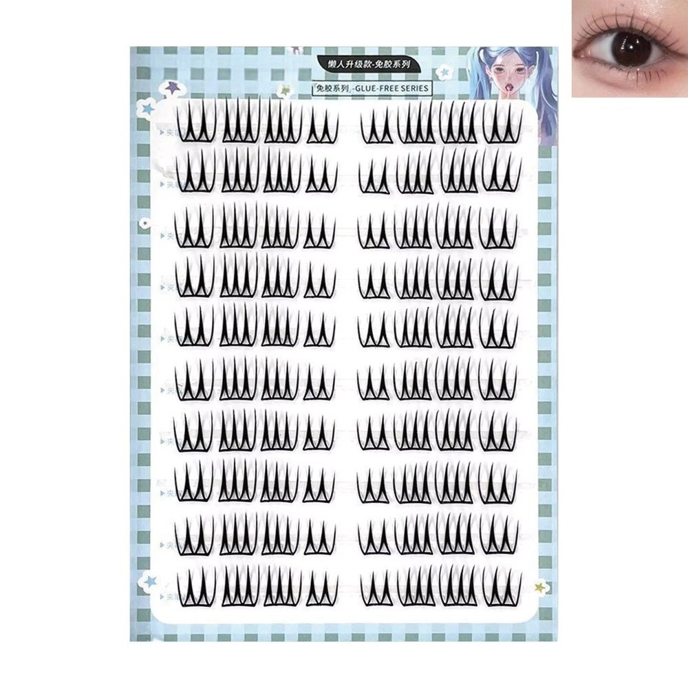 Korean Style Self Adhesive Fal - Eyelash Extension No 10 评论和价格
