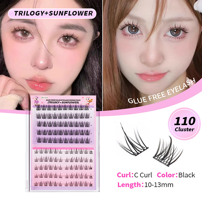 100-160Cluster Eyelash Extensi - Eyelash Extension No 10 评论和价格