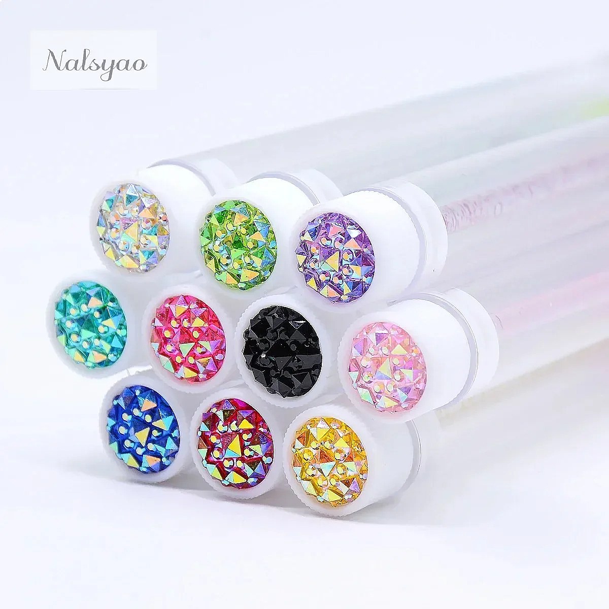 50Pcs Crystal Eyelash Brush Tu - Micro Brush Applicator 评论和价格