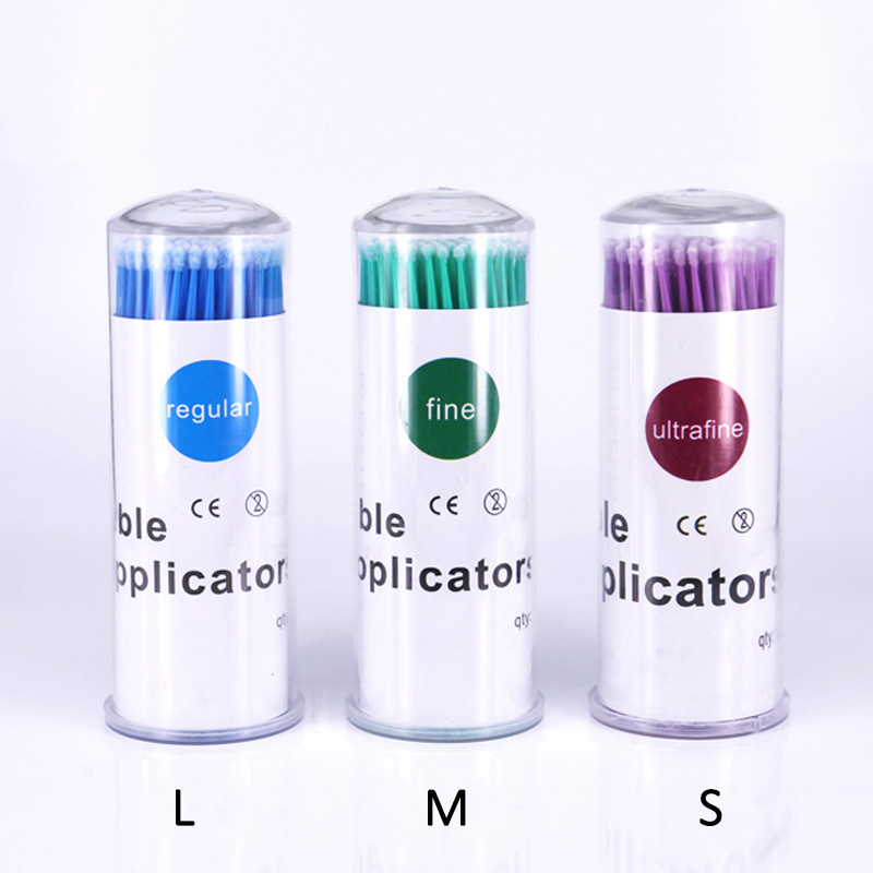100Pcs/bottle MicroBrush For E - Eyelash Extensions 评论和价格