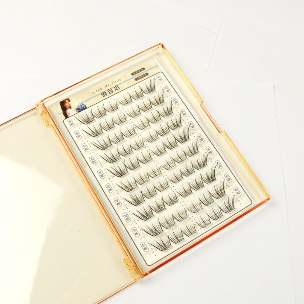 Mocha Brown Self Adhesive Fals - Eyelash Extension No 10 评论和价格