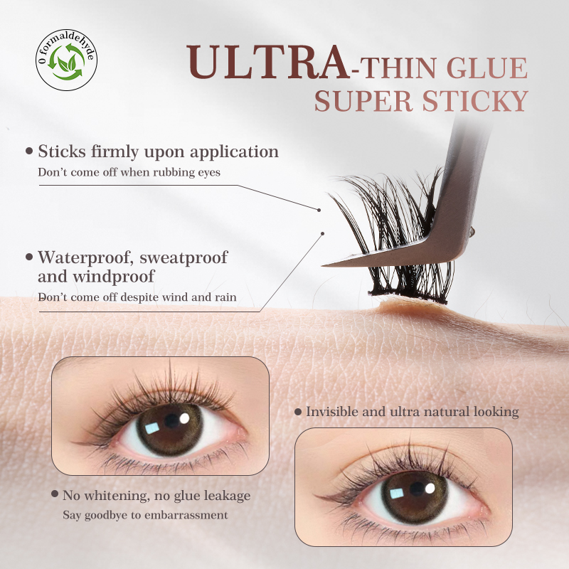 DearEyes DP-24 Self Adhesive E - Eyelash Extension No 10 评论和价格