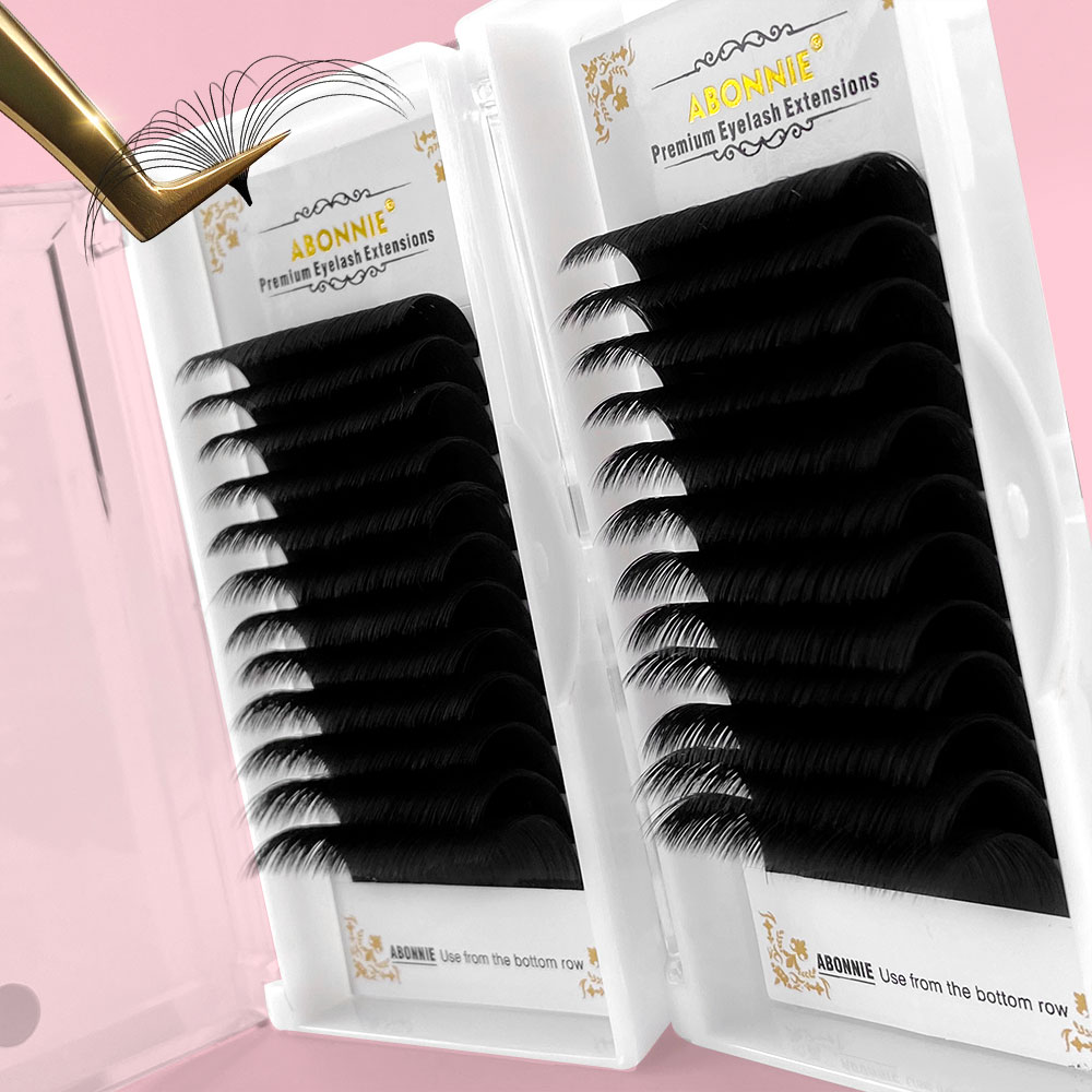 Abonnie 0.03-0.10mm Easy Fan L - Eyelash Extension For Asian Eyes 评论和价格