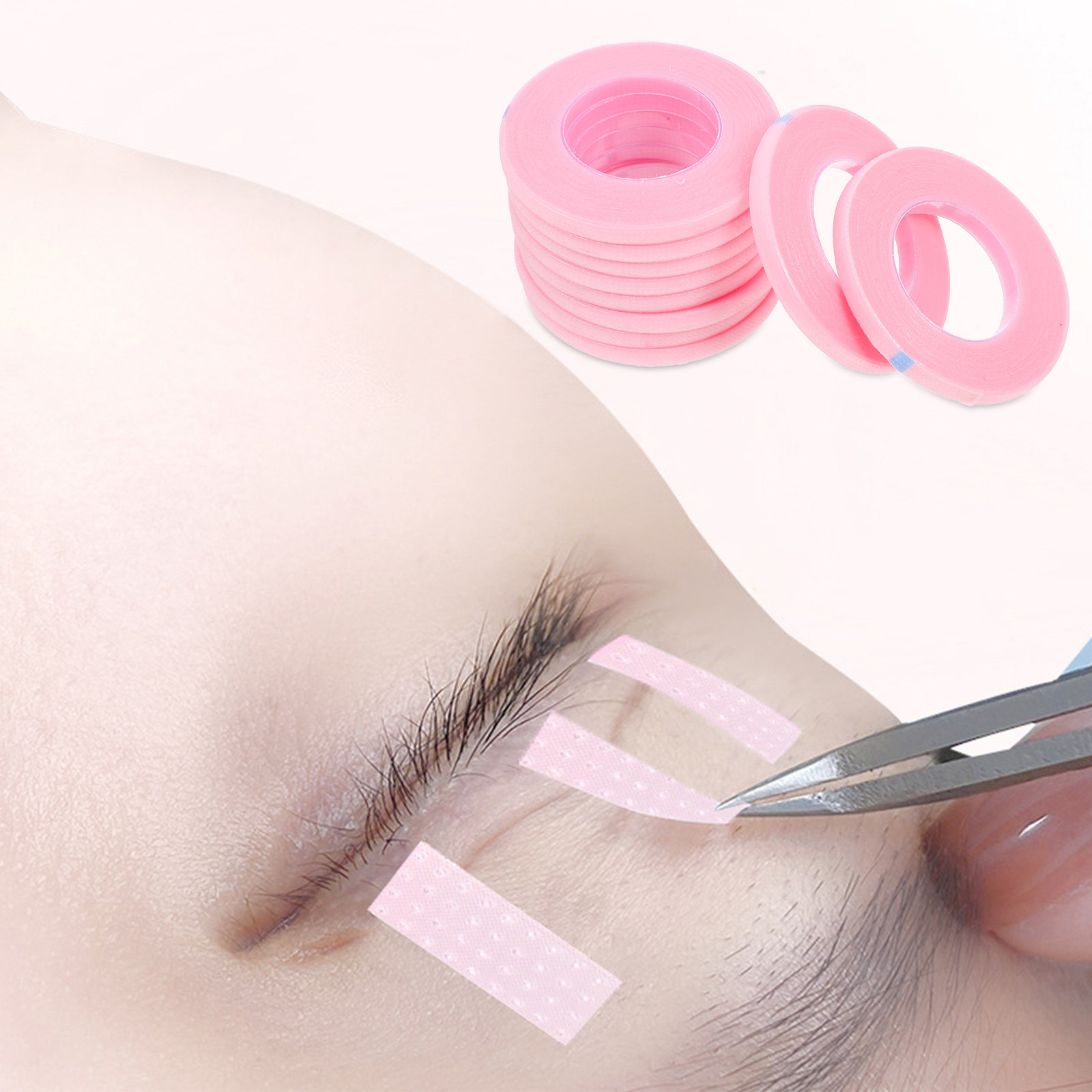 10 Rolls Eyelash Tape Solid Co - Eyelash Extension No 10 评论和价格