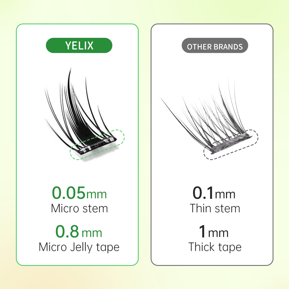 Yelix No Glue Needed False Eye - Eyelash Extension No 10 评论和价格
