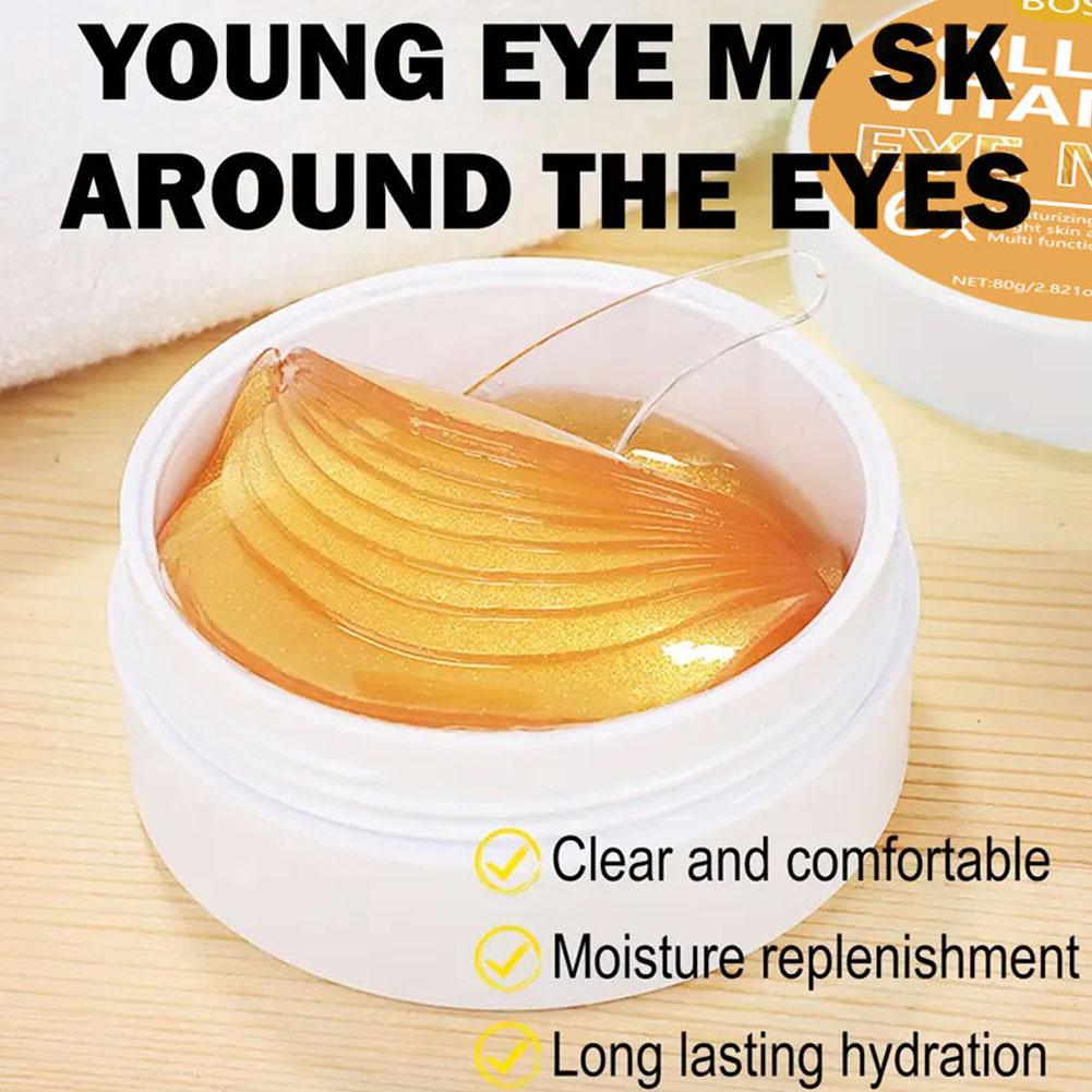 Collagen Vitamin Eye Mask 60pc - Eye Pad Collagen 评论和价格