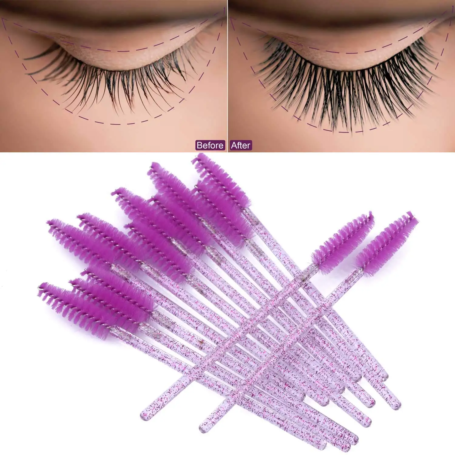 100/1000/2000pcs Disposable Ma - Eyelash Extension Wholesale 评论和价格