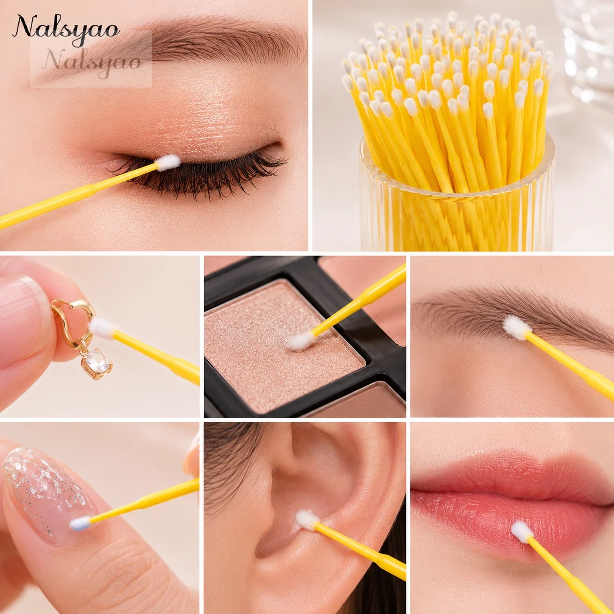 500pcs Eyelash Extension Clean - Micro Brush Applicator 评论和价格