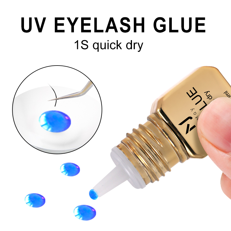 JOMAY 5ML UV Lash Glue For Eye - Eyelash Extension Uv Glue 评论和价格