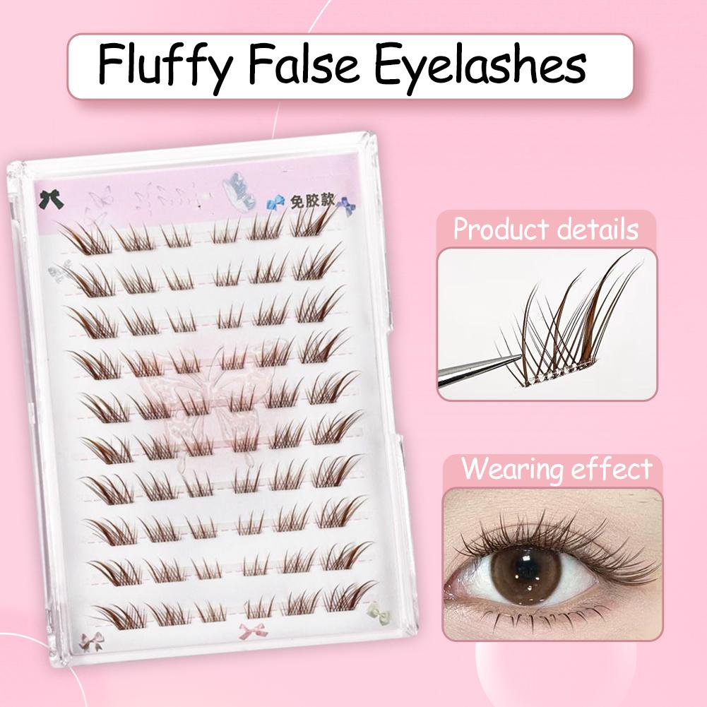 No Need Glue Fox Eye Effect Fl - Eyelash Extension No 10 评论和价格