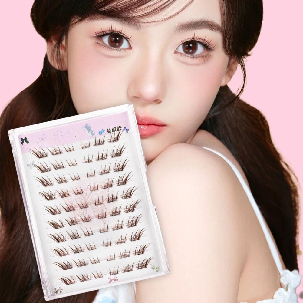 No Need Glue Fox Eye Effect Fl - Eyelash Extension No 10 评论和价格