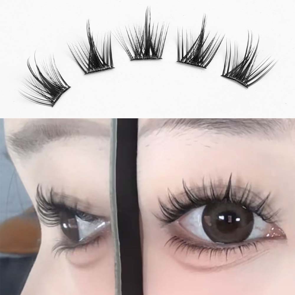 10Rows Self Adhesive Eyelashes - Eyelash Extension No 10 评论和价格