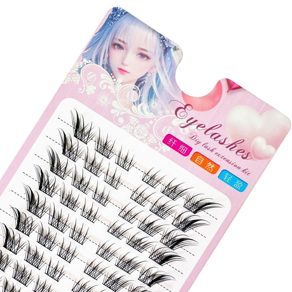 3D Cat Eye Clusters Lashes Nat - Eyelash Extension For Asian Eyes 评论和价格
