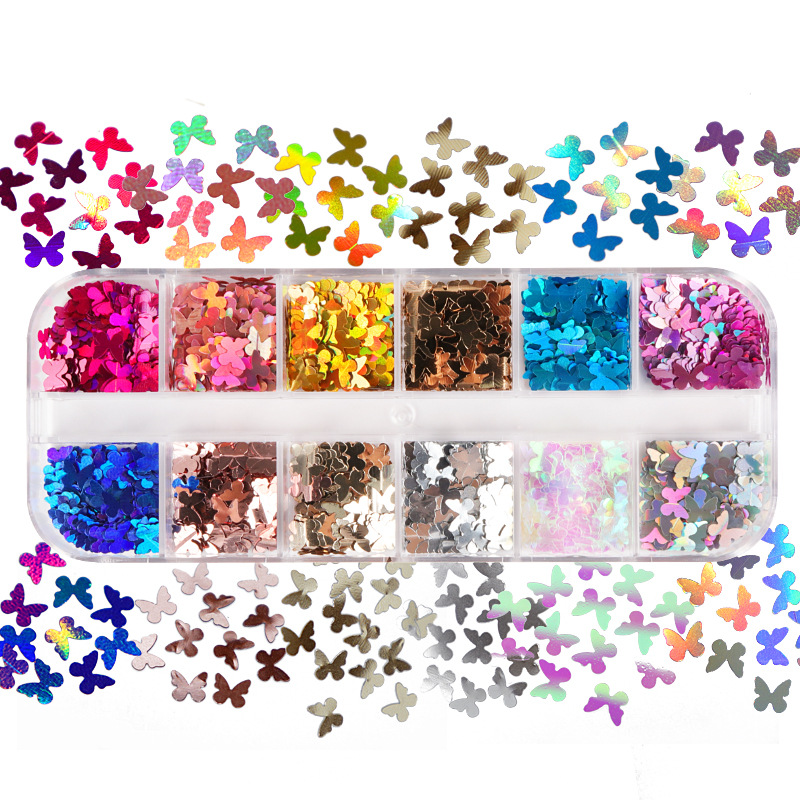 Mix Color Fluorescent Butterfl - Eyelash Extension Salon 评论和价格