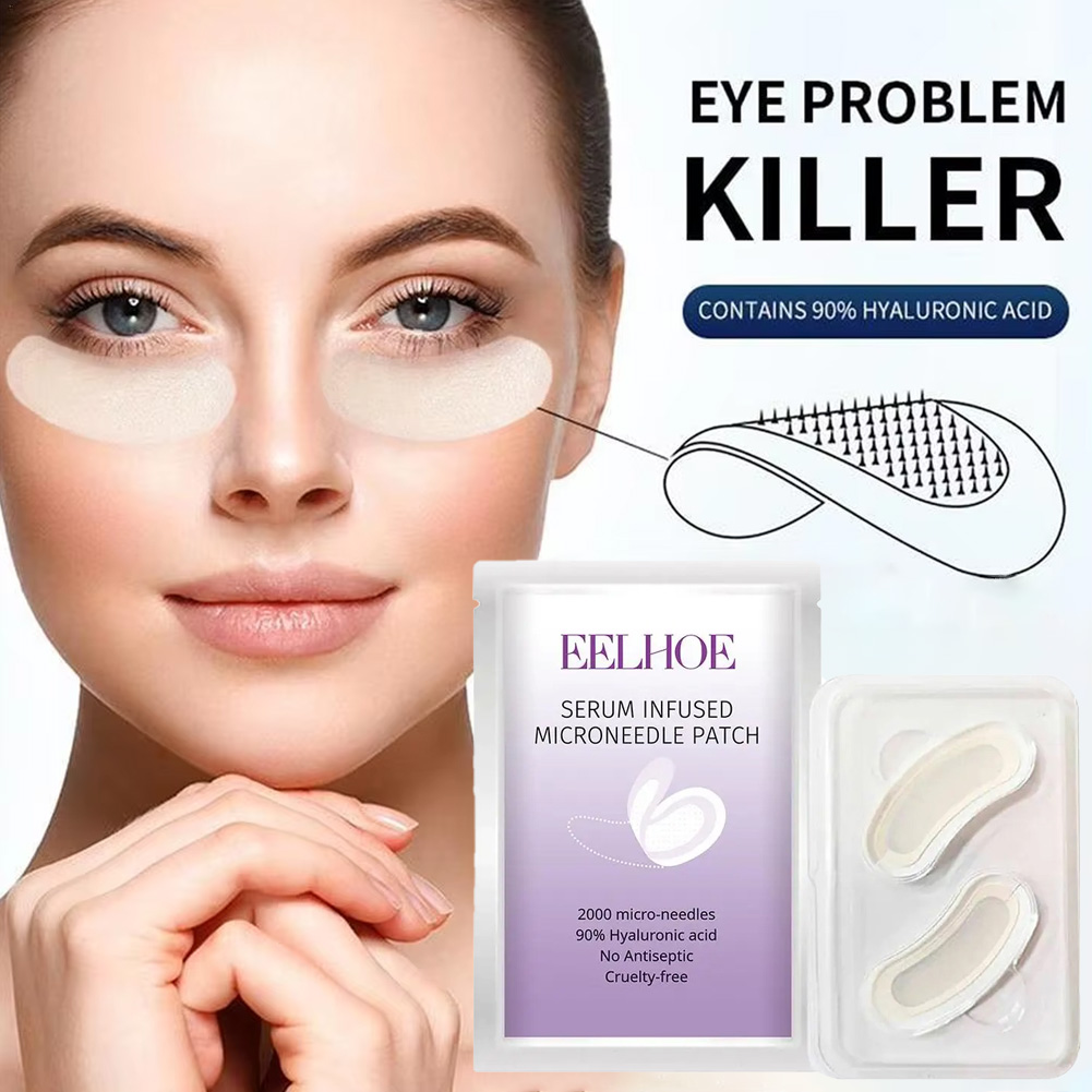 1 Pair Micro-needle Eye Patch  - Eye Pad Collagen 评论和价格