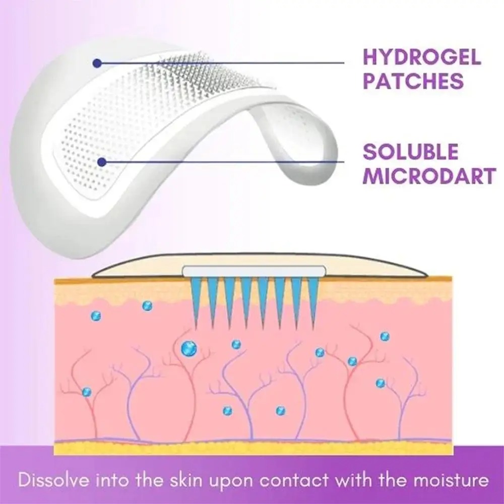 1 Pair Micro-needle Eye Patch  - Eye Pad Collagen 评论和价格