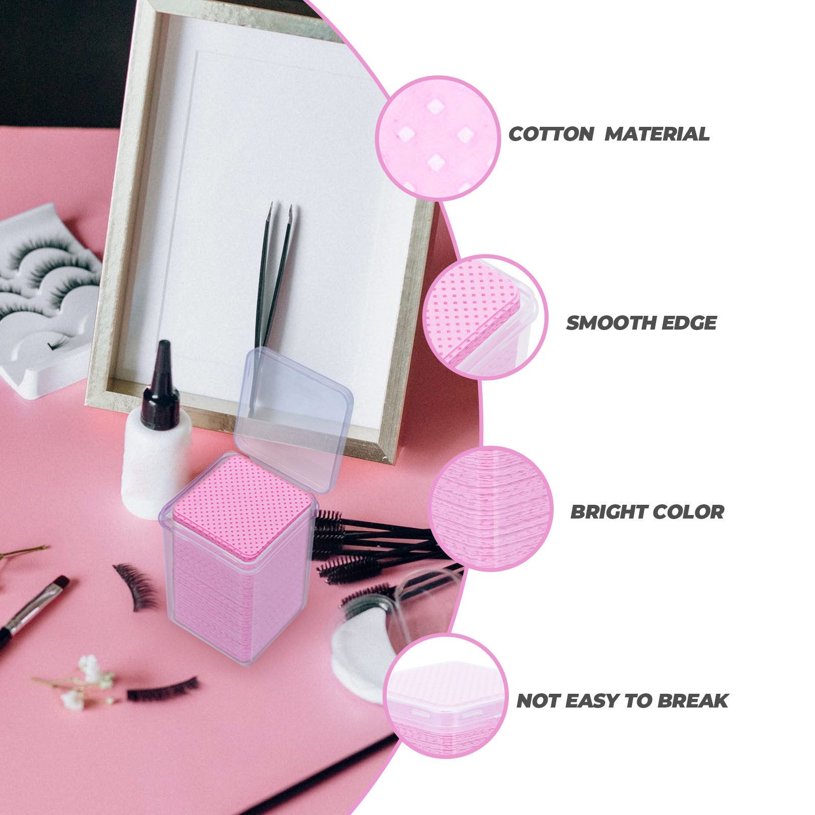 600Pcs Lash Extension Cotton W - Eyelash Extensions 评论和价格