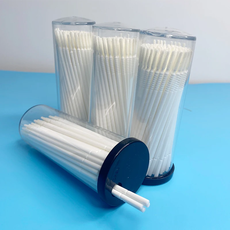 100pcs Long Head White Color D - Micro Brush Applicator 评论和价格